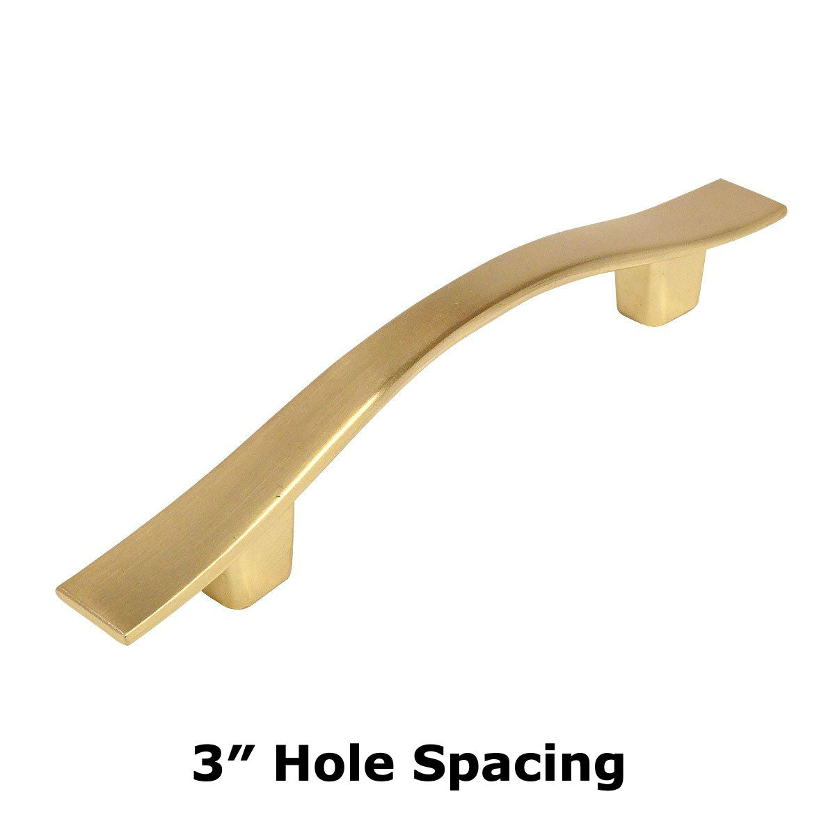 Cosmas 8902BB Brushed Brass Cabinet Pull