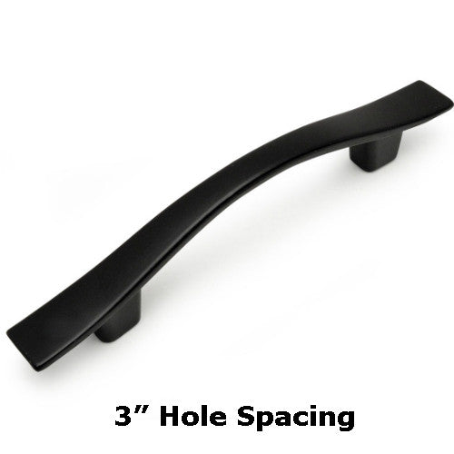 Cosmas 8902FB Flat Black Cabinet Pull - Cosmas