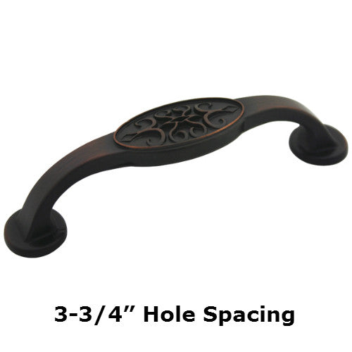 Cosmas 9993-96ORB Oil Rubbed Bronze Birdcage Cabinet Pull