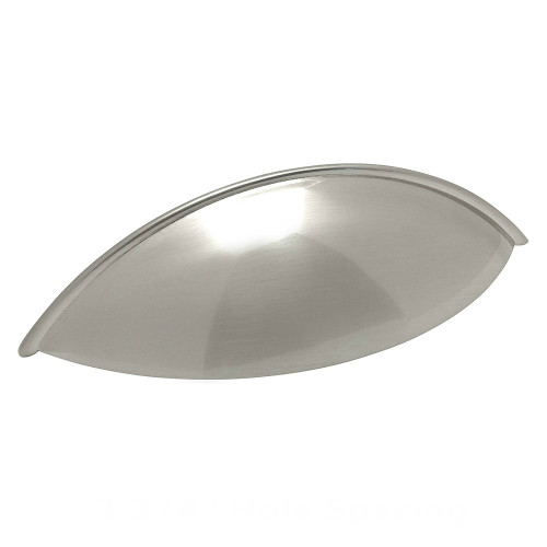 Cosmas 9236SN Satin Nickel Cabinet Cup Pull - Cosmas-Hardware.com