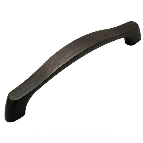 Cosmas 9444-128ORB Oil Rubbed Bronze Contemporary Cabinet Pull