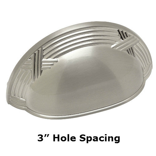 Cosmas 9461SN Satin Nickel Cabinet Cup Pull - Cosmas