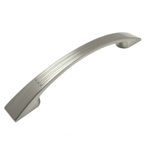 Cosmas 9604-128SN Satin Nickel Cabinet Pull