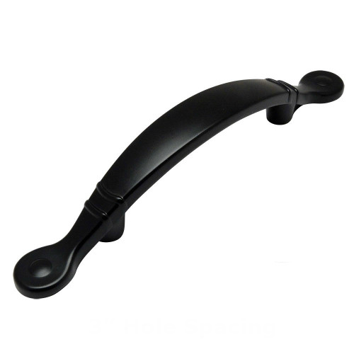 Cosmas 9980FB Flat Black Cabinet Pull