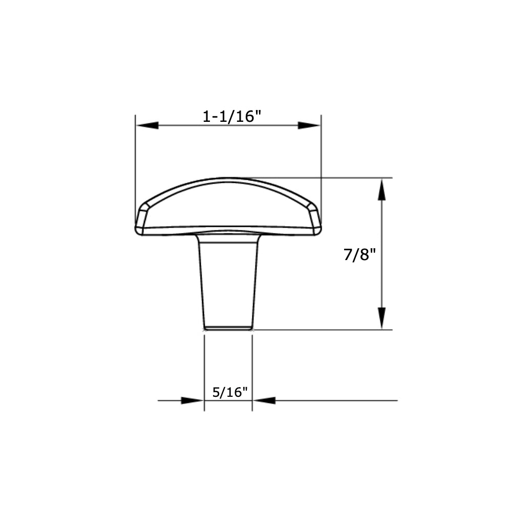 Cosmas 6262WN Weathered Nickel Cabinet Knob
