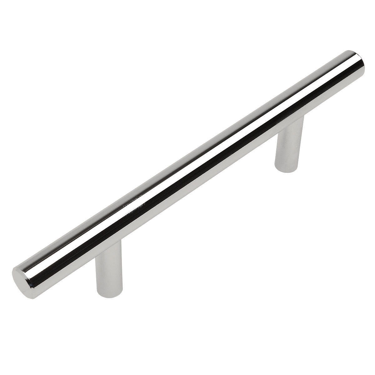 Cosmas 404-2.5CH Polished Chrome Slim Line Euro Style Bar Pull