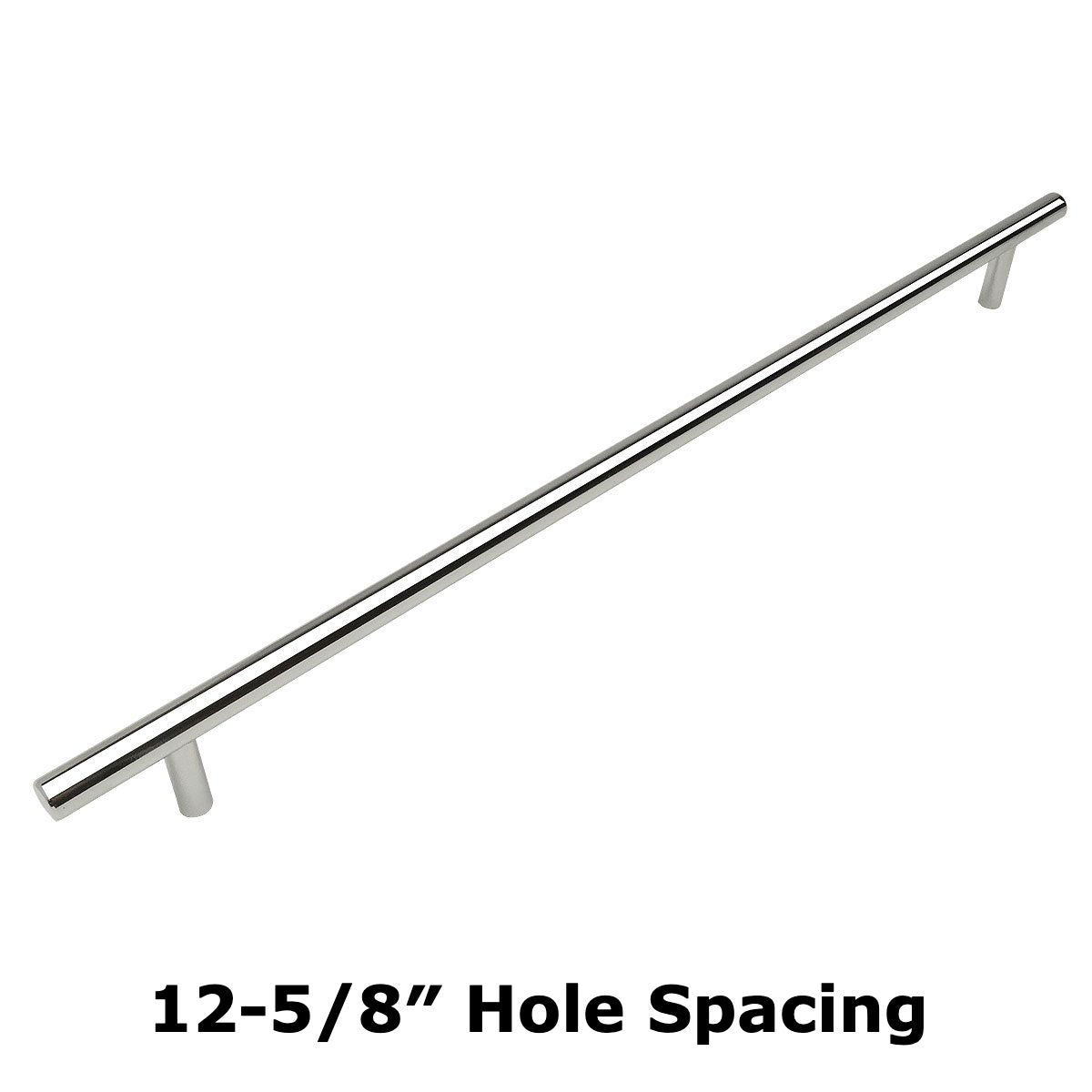 Cosmas 404-320CH Polished Chrome Slim Line Euro Style Bar Pull