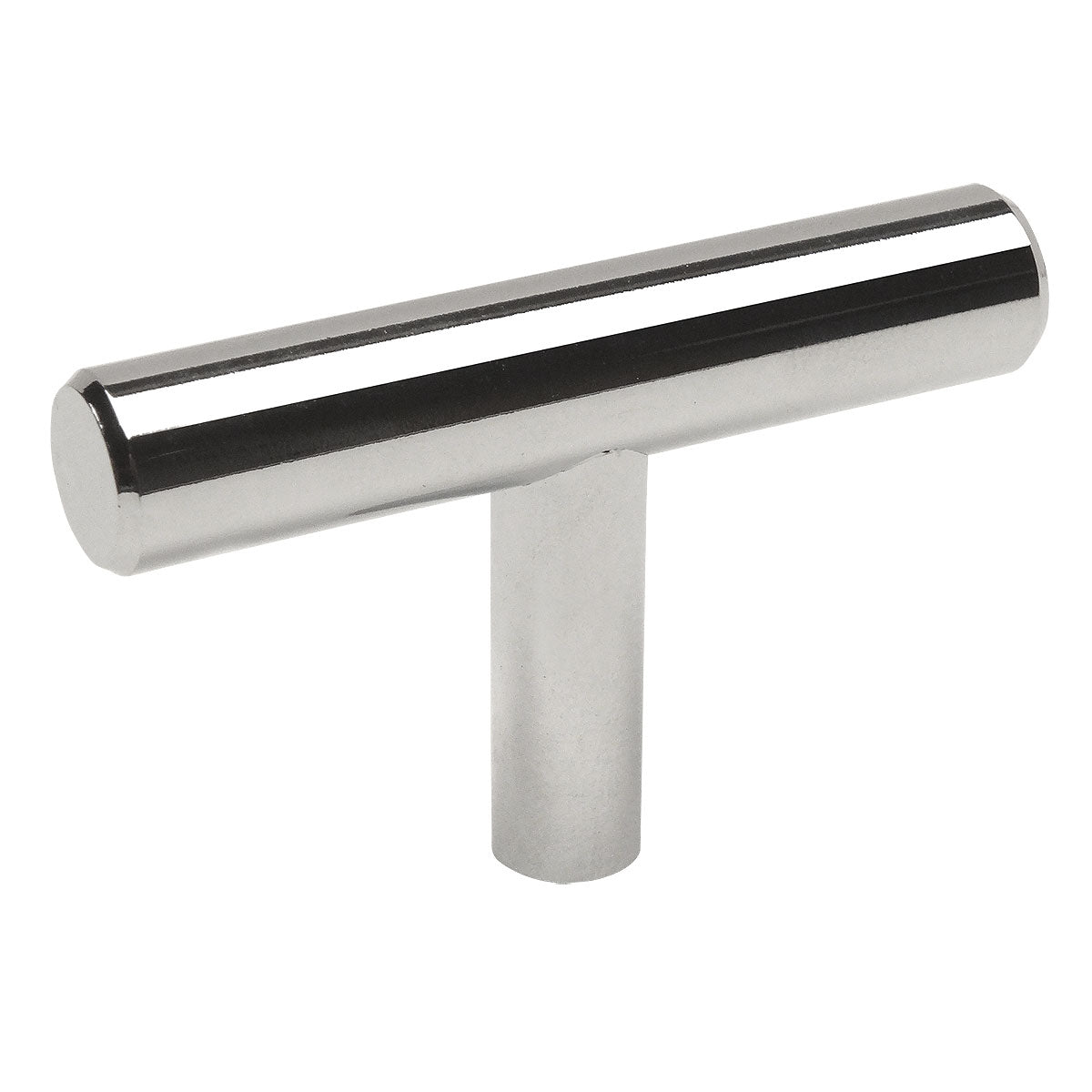 Cosmas 404CH Polished Chrome Slim Line Euro Style T Bar Knob